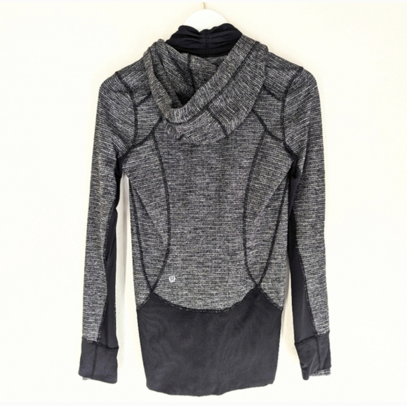 Lululemon Daily Practice Full Zip Hooded Jacket Black Size 4 - Picture 2 of 4